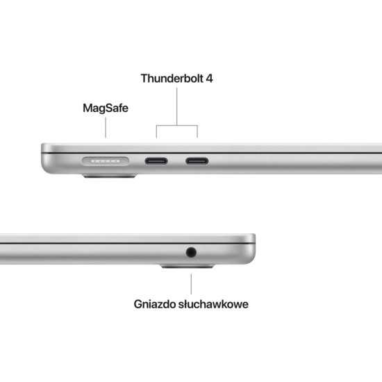Notebook apple macbook air 2026 mdh94ze a m5 10c 24gb 1tb 13 6 silver