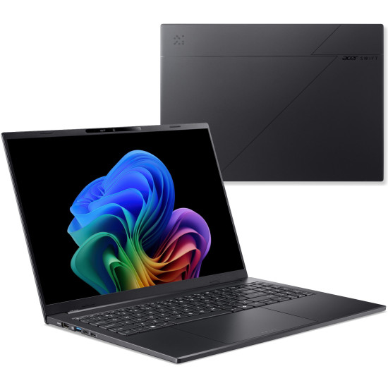 Laptop acer swift go 16 ai sfg16 74 741s 16 oled ultra 7 256v 16gb ram 1tb ssd windows 11 home funkcje ai