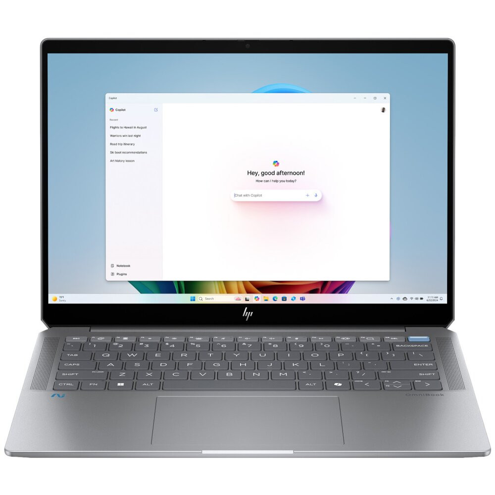 Laptop hp omnibook ultra 14 fd0002nn 14 ips ryzen ai 9 365 32gb ram 1tb ssd windows 11 home funkcje ai