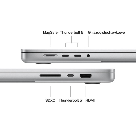 Notebook apple macbook pro 2024 m4pro 36gb 512gb 16 int silver