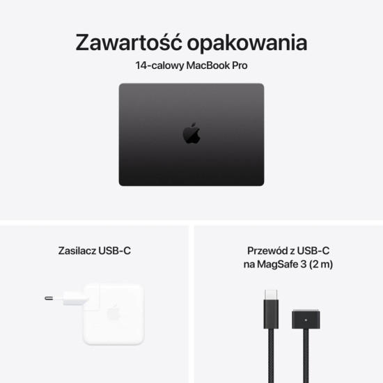 Notebook apple macbook pro 2024 m4 16gb 512gb 14 int black