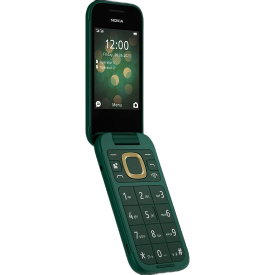 Telefon NOKIA 2660 Flip Zielony + Stacja ładująca